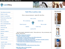 Tablet Screenshot of filtrovani.cz